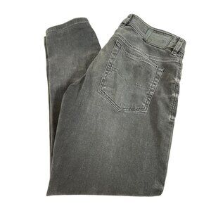 Diesel Troxer Slim Skinny Jeans Mens 34 x 30 Black Distressed Button Fly Stretch